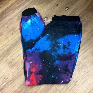Ardene galaxy jogger pants size L